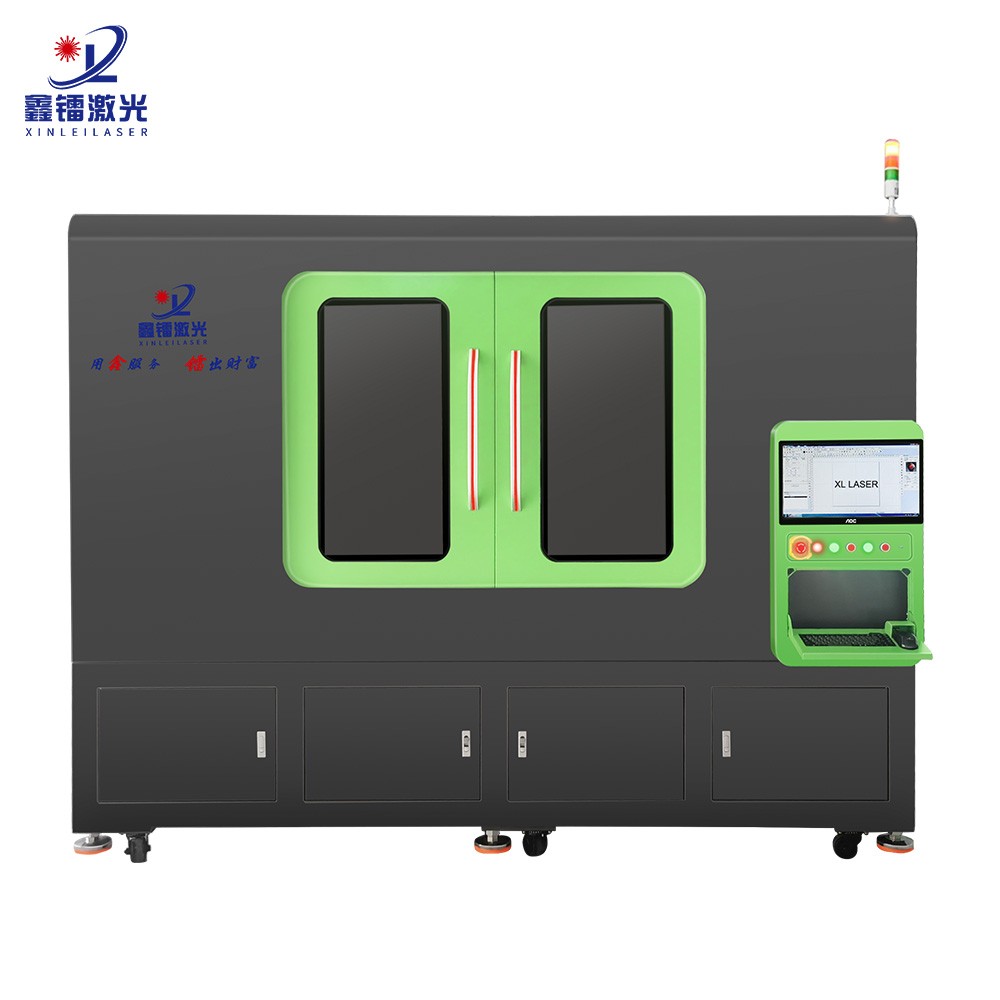 汽車(chē)配件中控面板三維激光打標(biāo)鐳雕機(jī)